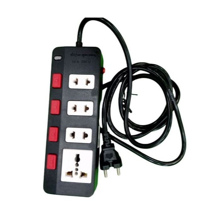 Ổ cắm Điện Quang ECO 4SBW (4 lỗ 4 công tắc) - 2M