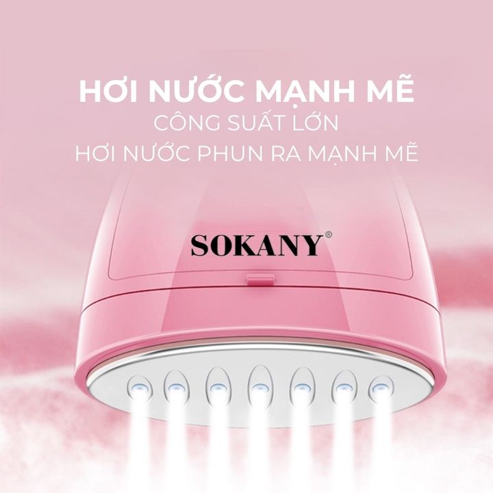 Bàn ủi hơi nước gấp gọn cầm tay 1300W SOKANY-14008