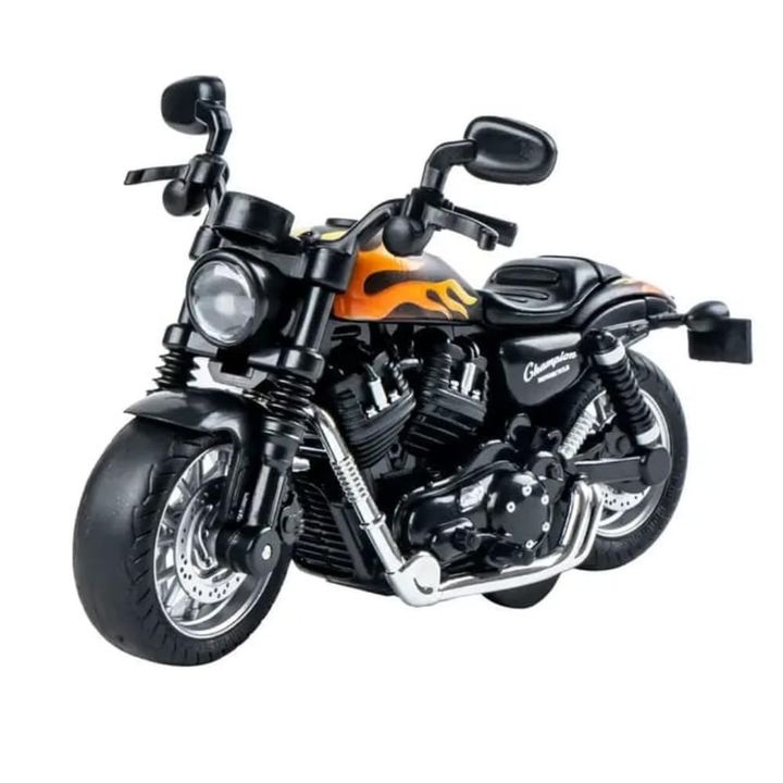 Mô hình đồ chơi xe máy Harley Davidson lửa đen tỷ lệ 1:14
