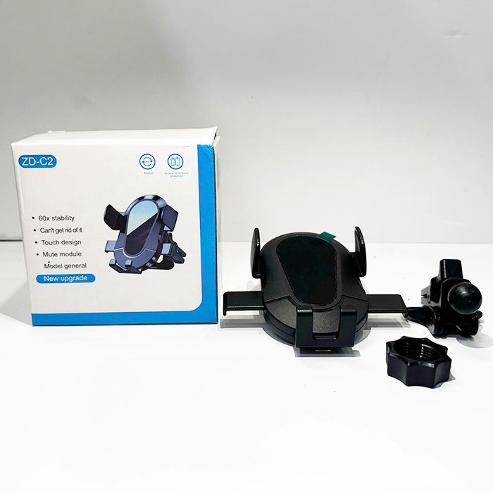 Giá đỡ điện thoại xoay 360 độ kẹp cửa gió lùa trên xe ô tô siêu chắc chắn ZD-C2