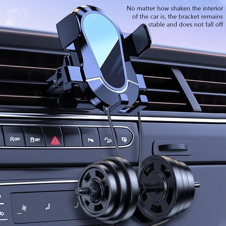 Giá đỡ điện thoại xoay 360 độ kẹp cửa gió lùa trên xe ô tô siêu chắc chắn ZD-C2