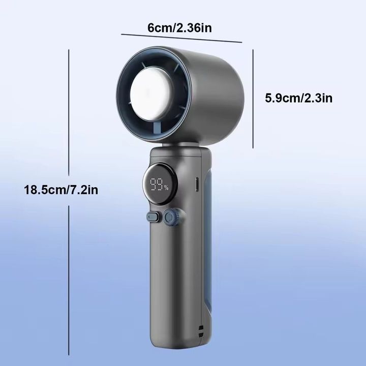 Quạt cầm tay sò lạnh làm mát SS-026 - Đen