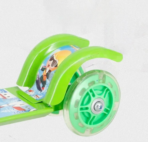 Xe trượt Scooter 2 bánh 380 cho trẻ em màu xanh lá