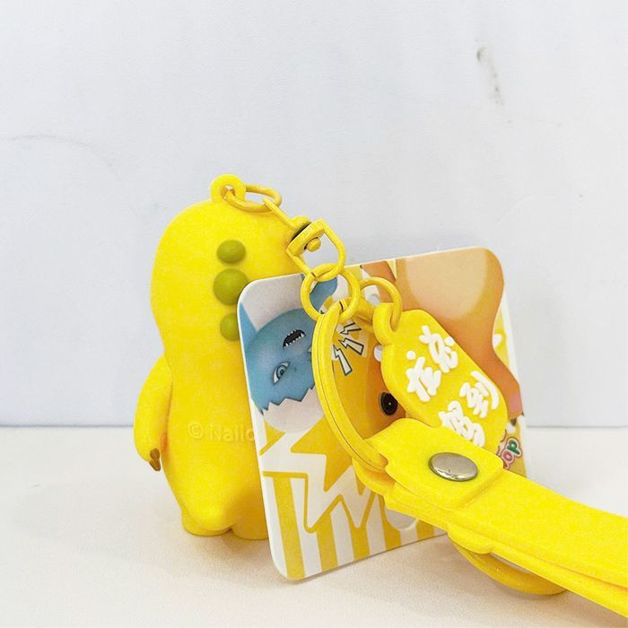 Móc khóa rồng vàng Nailong ngộ nghĩnh dễ thương