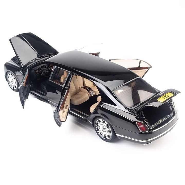 Mô hình Xe Bentley Mulsanne Grand Limousine by Mulliner 1:18