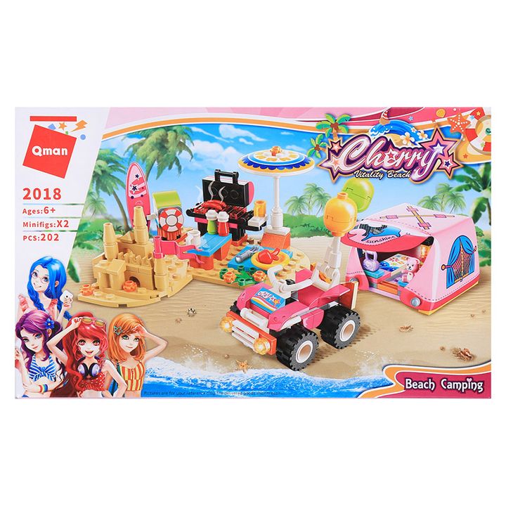 Bộ đồ chơi Lắp ghép BQQ bãi biển cho bé chính hãng giá rẻ