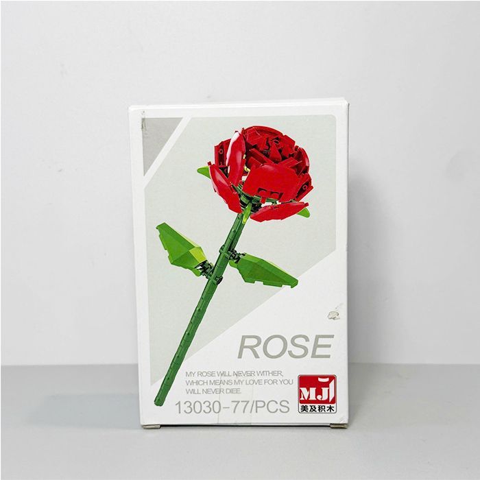 Đồ Chơi Lắp Ghép Hoa Hồng Có Đèn LED Meiji 13030