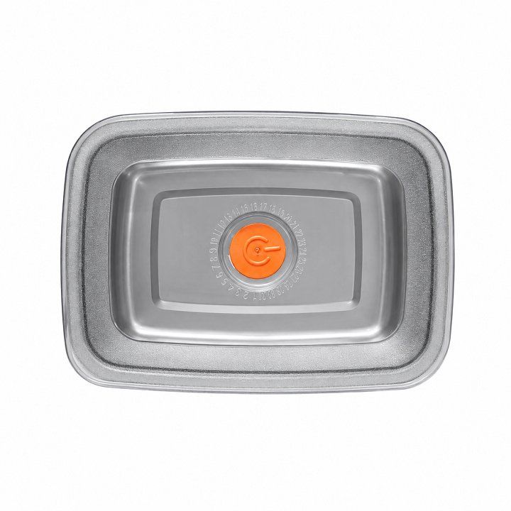 Hộp Đựng Thực Phẩm Inox 304 1200ml 122g Đựng Đồ Ăn Để Tủ Lạnh Kèm Nắp Đậy