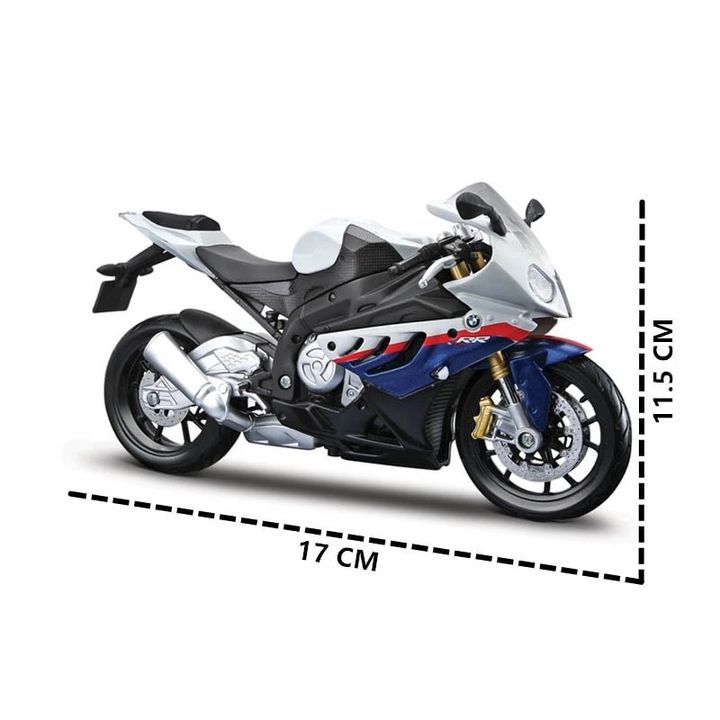 Mô hình lắp ráp xe mô tô BMW S1000RR tỷ lệ 1:12 Maisto