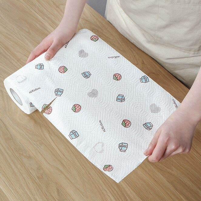 Cuộn khăn lau nhà bếp thấm hút tốt dùng nhiều lần