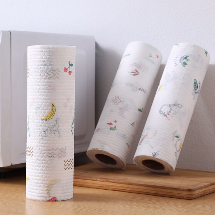 Cuộn khăn lau nhà bếp thấm hút tốt dùng nhiều lần