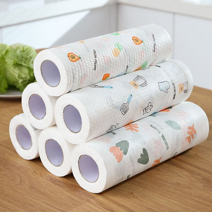 Cuộn khăn lau nhà bếp thấm hút tốt dùng nhiều lần