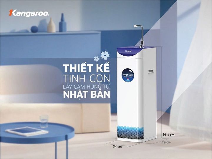 Máy lọc nước Kangaroo Slim Hydrogen tích hợp nóng lạnh KG10A7S