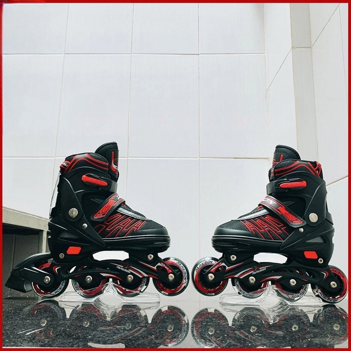 Giày trượt patin trẻ em Papaison A3 màu đỏ L 37-40