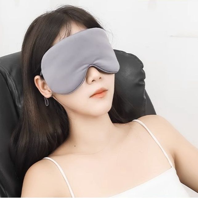 Miếng che mắt ngủ vải mềm 2 mặt cao cấp