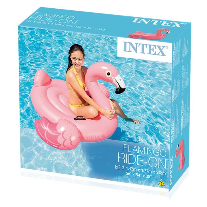 Phao bơi hồng hạc Flamingo 147x140x94 cm INTEX 57558