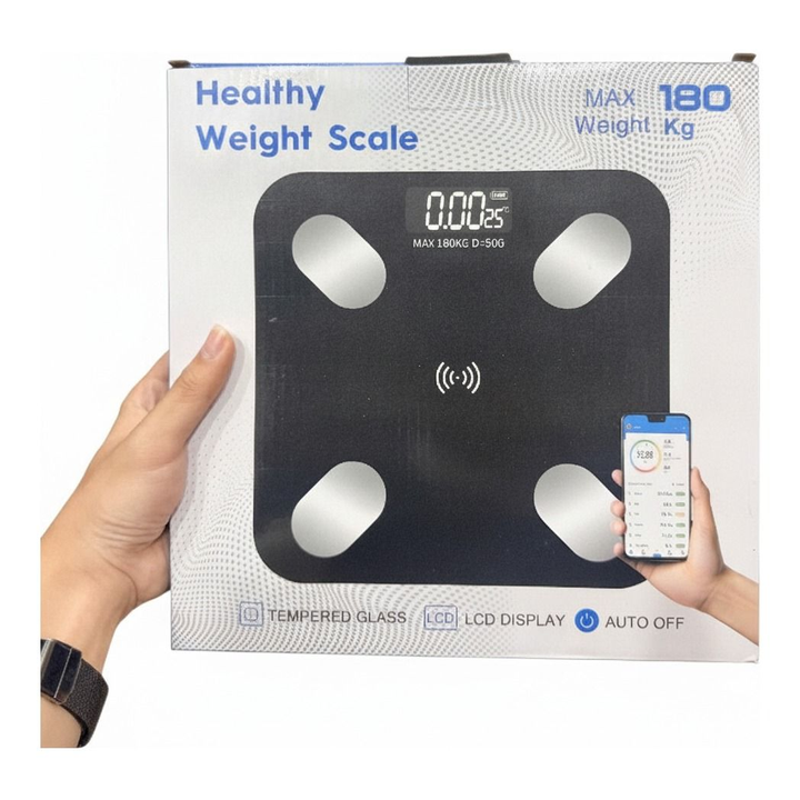 Cân điện tử, cân sức khỏe kết nối Bluetooth 4.0 max 180kg