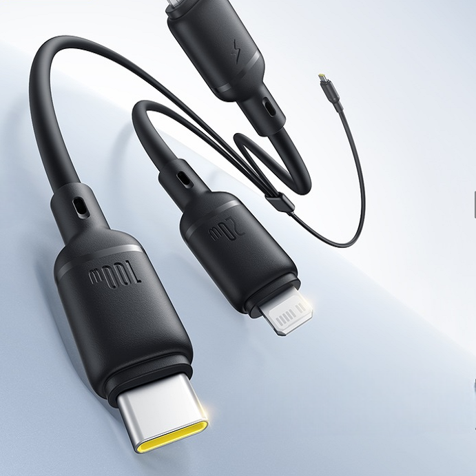 Cáp sạc nhanh 3 đầu đa năng