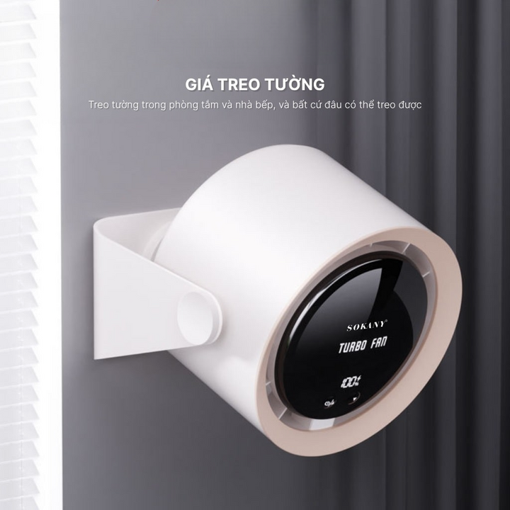 Quạt để bàn màn hình kỹ thuật số SOKANY SKN-13823
