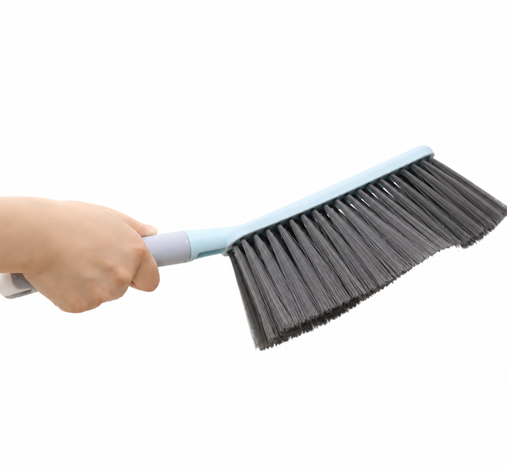 Chổi quét ghế sofa đầu vuông sợi nhựa cao cấp - Màu Xanh
