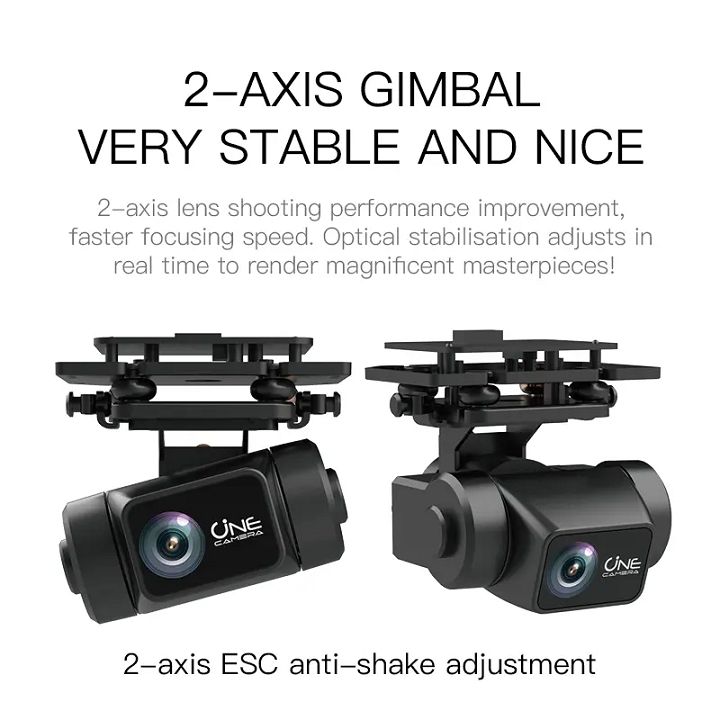 Flycam giá rẻ ZD011 Pro gimbal 2 trục có GPS