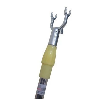 Cây móc quần áo đa năng cán dài thu gọn linh hoạt - vàng
