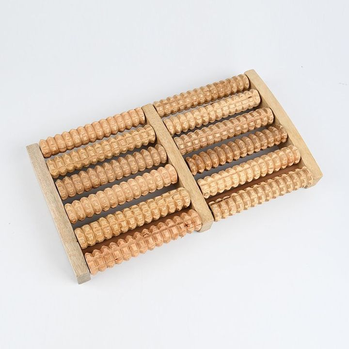 Bàn massage chân 2 hàng 6 dòng thiết kế đơn giản