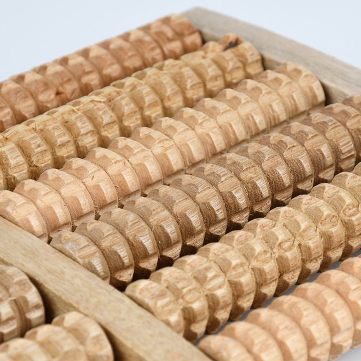 Bàn massage chân 2 hàng 6 dòng thiết kế đơn giản