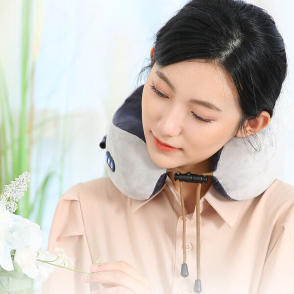 Gối Massage cổ chữ U 2 bi thư giãn ALIZZ AL-13822