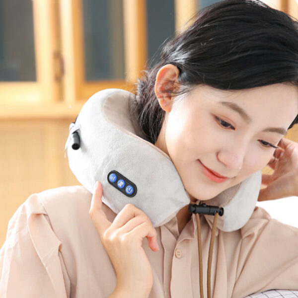 Gối Massage cổ chữ U 2 bi thư giãn ALIZZ AL-13822