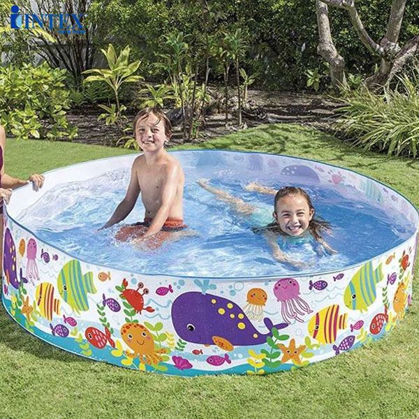 Bể bơi tròn nhựa cứng lắp dựng không cần bơm kích thước 183x38cm INTEX 56452