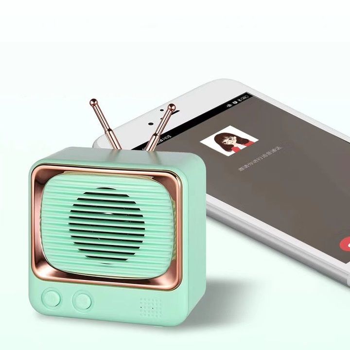 Loa bluetooth mini kểu radio - phong cách sang trọng