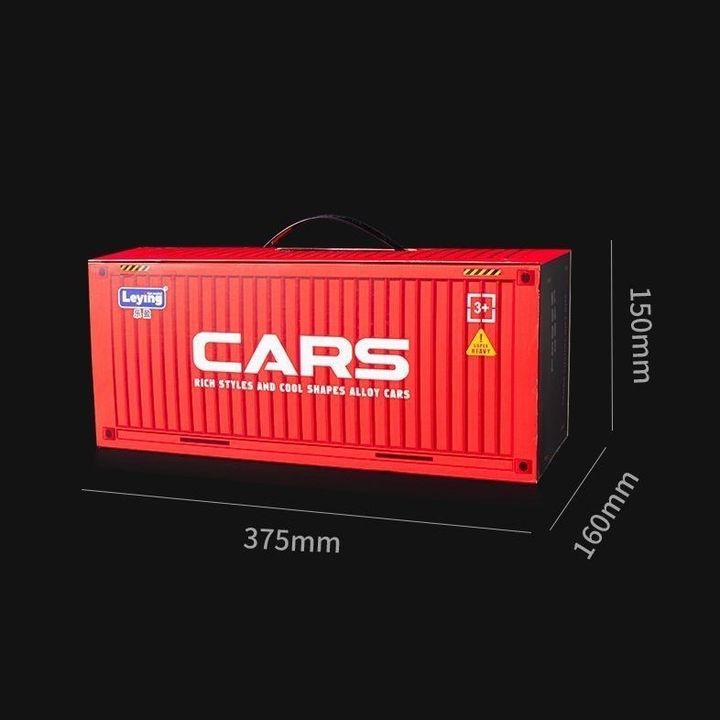 Hộp 48 xe đua đồ chơi kèm đường đua mô hình