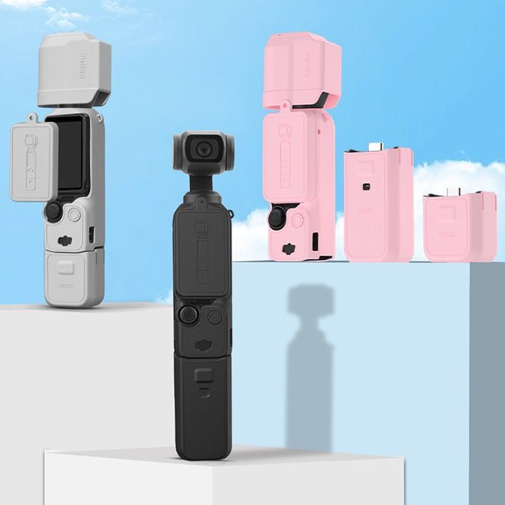 Bộ vỏ silicon bảo vệ DJI Osmo Pocket 3 - màu đen