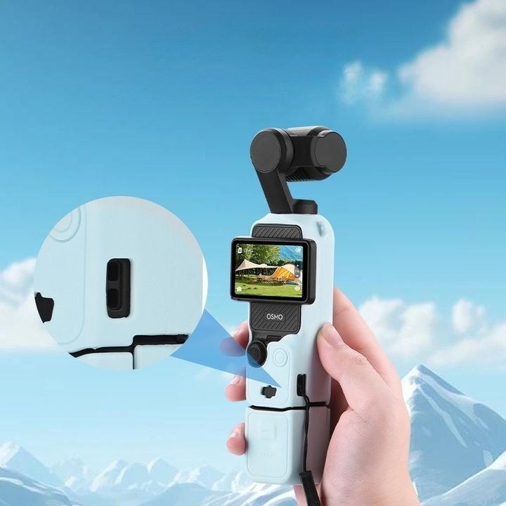 Bộ vỏ silicon bảo vệ DJI Osmo Pocket 3 - màu đen