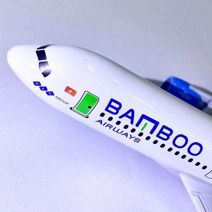 Mô hình Máy bay Bamboo Airway Airbus A320 20cm