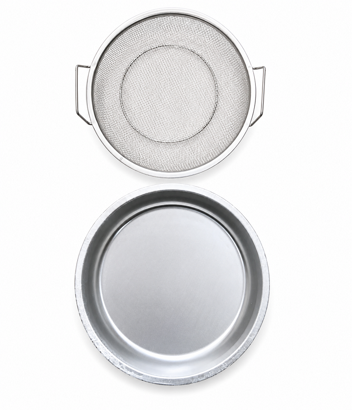 Bộ Khay Inox Kèm Vỉ Lưới Lọc Dầu Mỡ – Giữ Thực Phẩm Giòn Ngon, Hạn Chế Thấm Dầu
