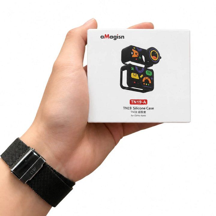 Ốp silicone bảo vệ aMagisn cho Camera DJI Osmo Nano phiên bản expoxy - Đen