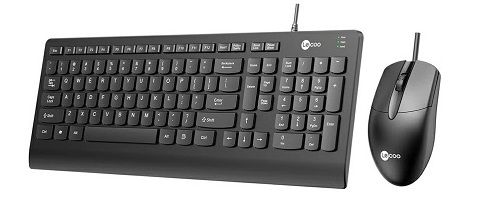 Bộ phím chuột văn phòng có dây Lecoo CM103