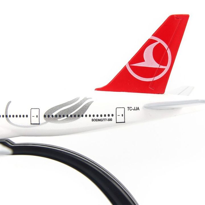 Mô hình Máy bay Turkish Airlines Boeing B777 16cm