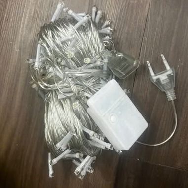 Dây đèn LED 20m 200 Bóng ánh sáng trắng ấm phích cắm đực cái