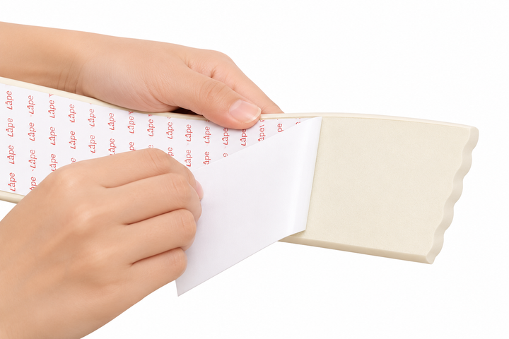 Cuộn mút xốp dài 2 mét dùng bọc cạnh bàn, góc bàn, cạnh tủ, giường an toàn