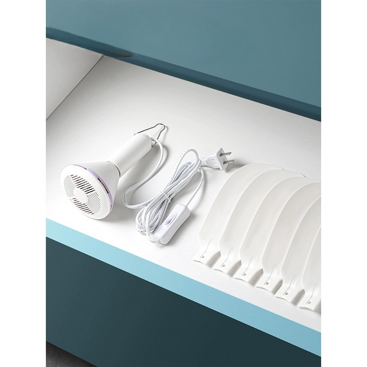 Quạt trần nhỏ, quạt chuồn chuồn AUX-19A1 8 cánh kèm thêm 2m dây nối dài