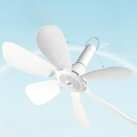 Quạt trần nhỏ, quạt chuồn chuồn AUX-19A1 8 cánh kèm thêm 2m dây nối dài