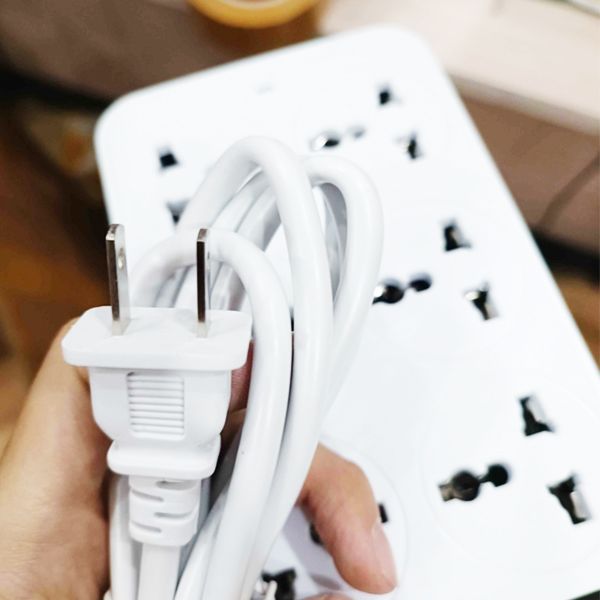 Ổ Cắm Điện Đa Năng Cao Cấp Gồm 8 Ổ Cắm +  3 Cổng USB + 1 Cổng Type - C, Chống Cháy Chịu Nhiệt Độ Cao