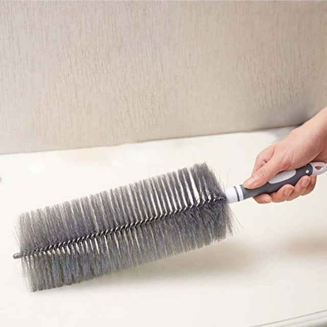 Chổi phủi bụi đa năng màu xám làm sạch quạt, màn hình, xe máy
