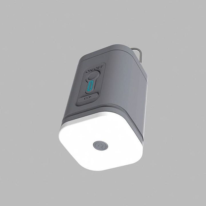 Bơm điện hút thổi đa năng kiêm đèn pin 35W có móc treo 2400mAh