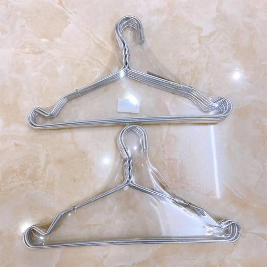 Bộ 10 móc treo quần áo inox dày dặn chịu lực tốt