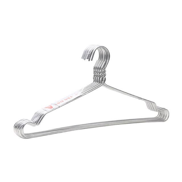 Bộ 10 móc treo quần áo inox dày dặn chịu lực tốt