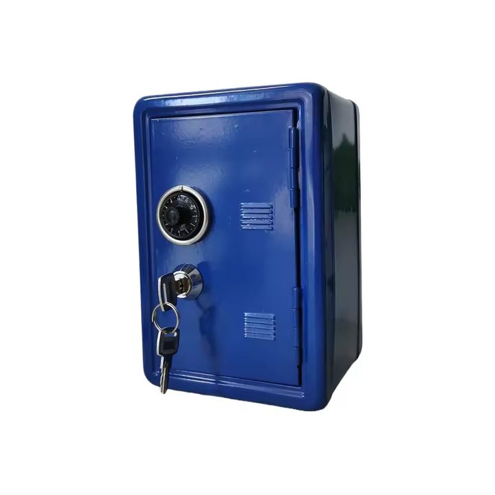 Két sắt mini CH-0431 tiết kiệm tiền cho bé 18x12x10cm - Xanh